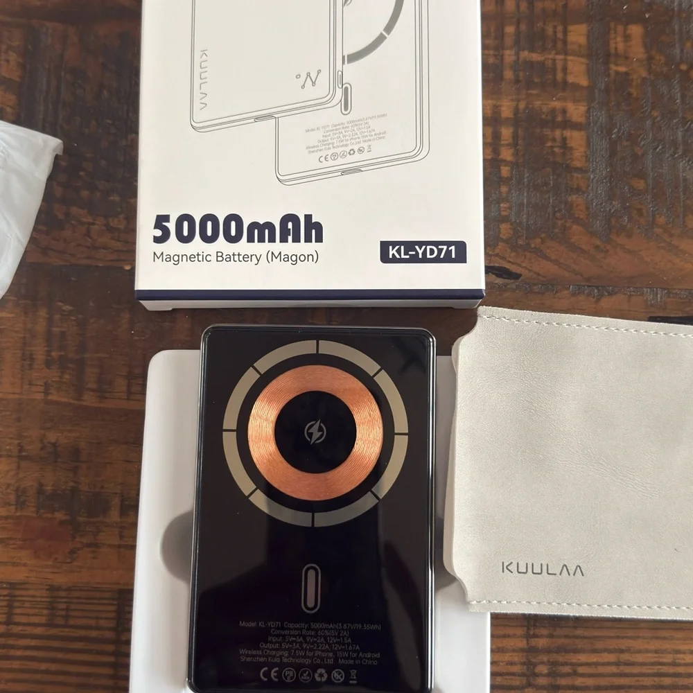 Black and Copper Wireless Charger
